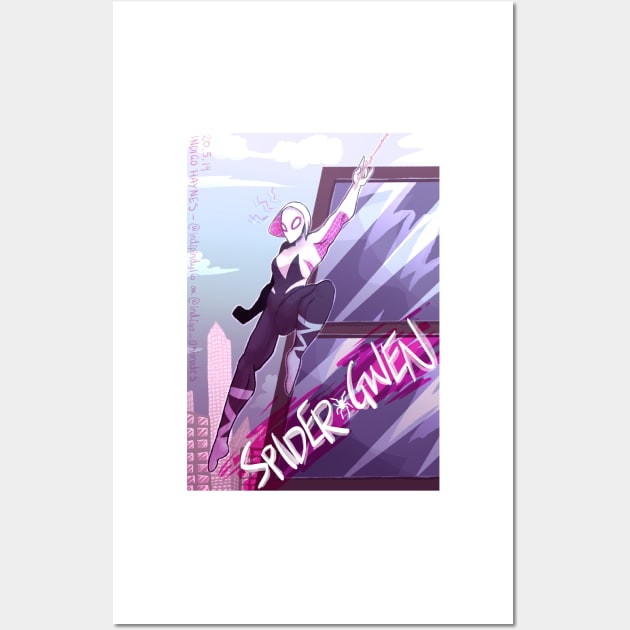 SPIDER-GWEN Wall Art by indipindy16